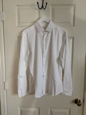 Ministry of Supply Men's White Aero Zero Dress Shirt — Unworn